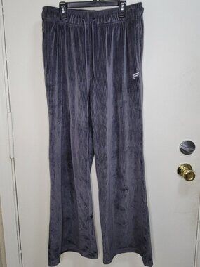 Women's Fabletics wide leg velour pants
